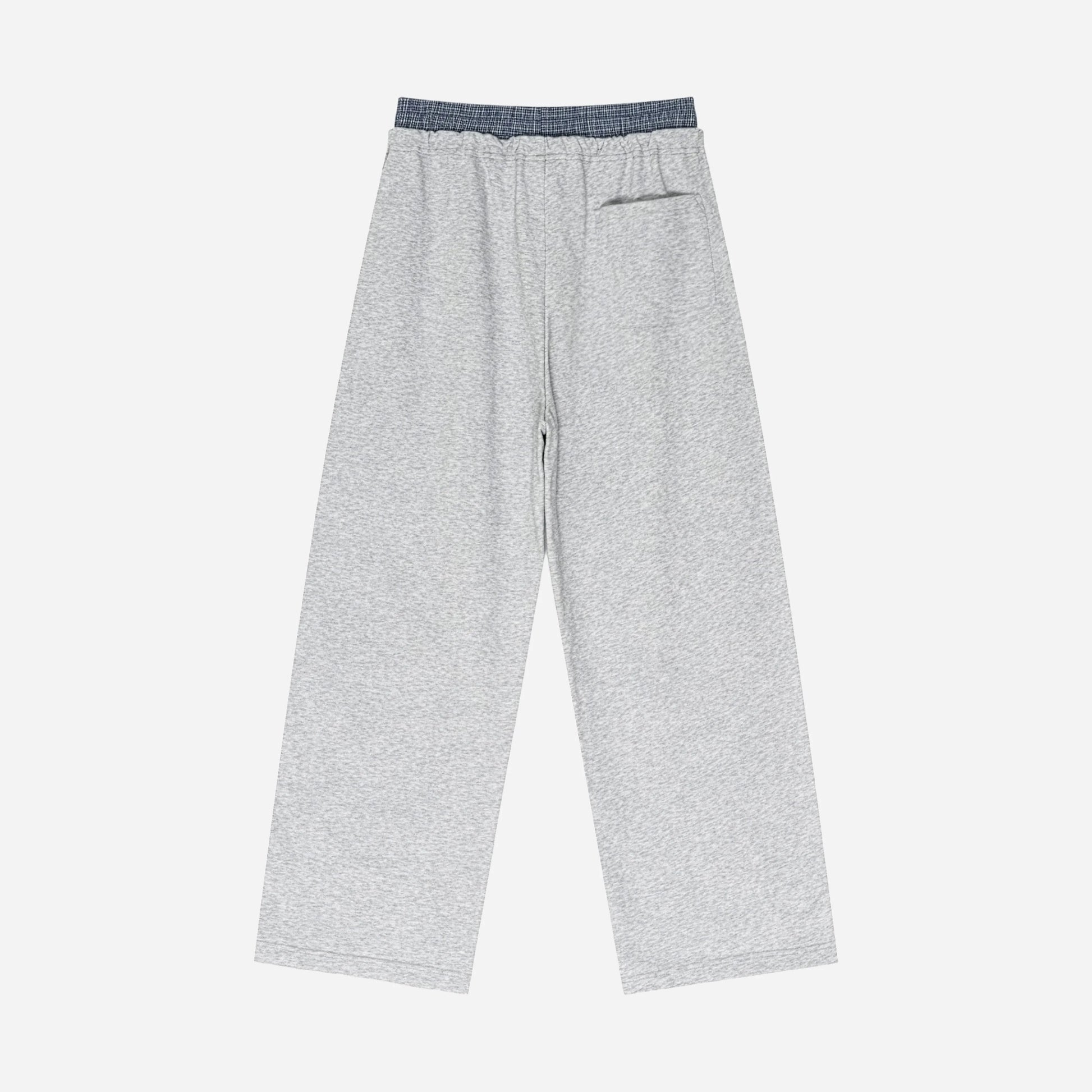 Gray sweatpants on a white background
